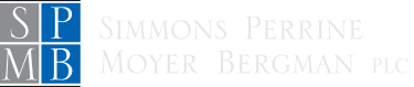 Simmons Perrine Moyer Begman Logo Inversed